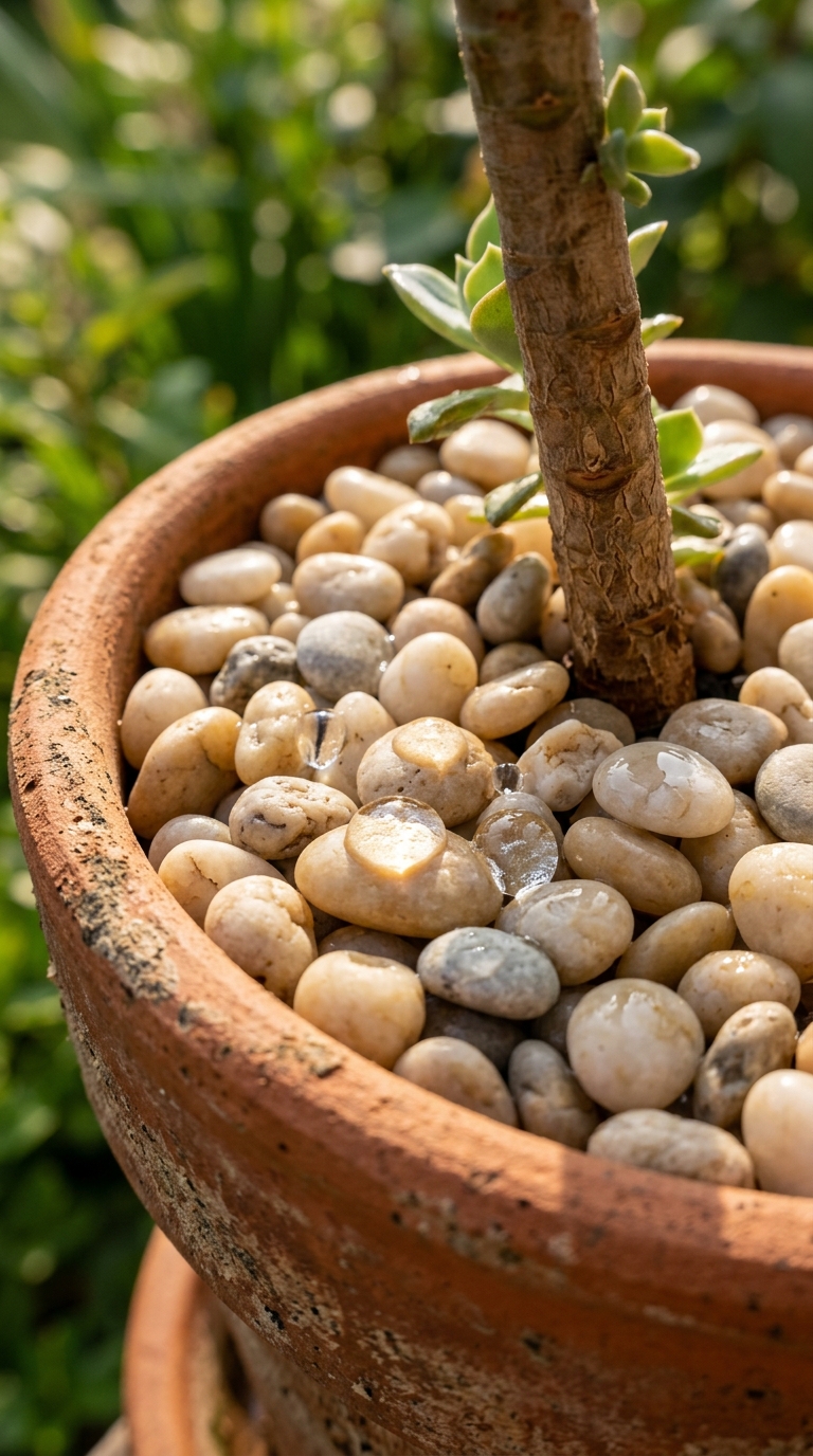 Single pot with thriller, filler, and spiller planting