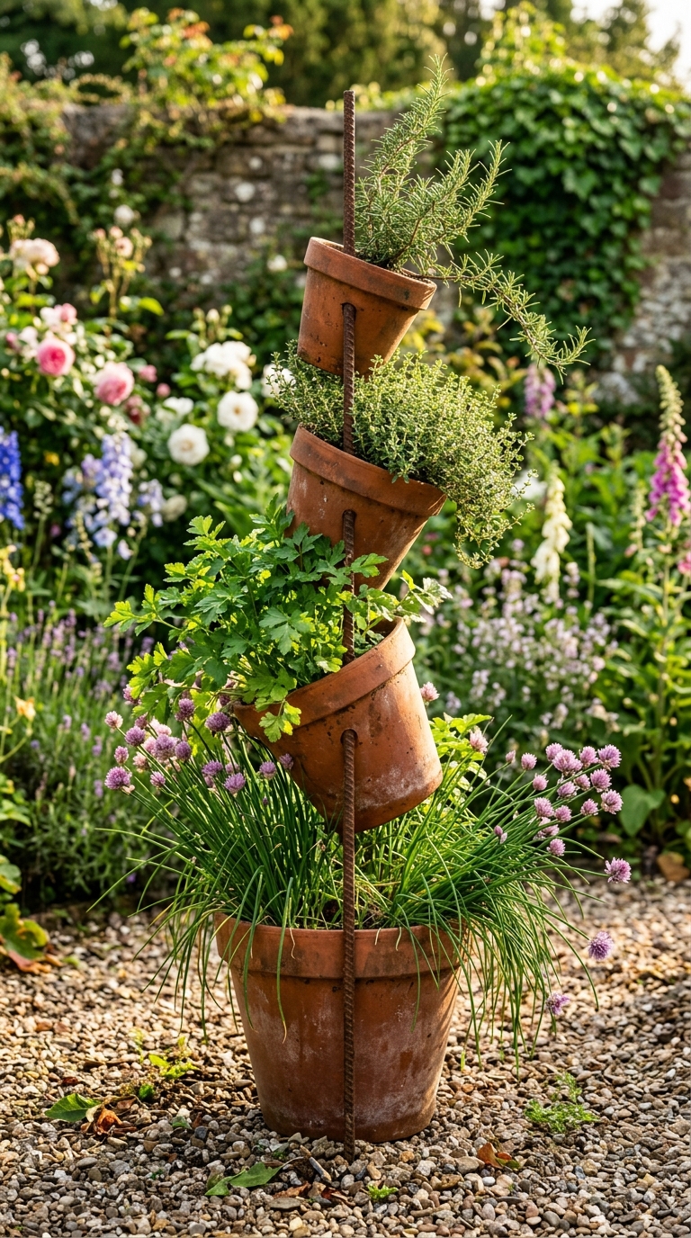 Three shade-loving containers with hosta, fern, and heuchera