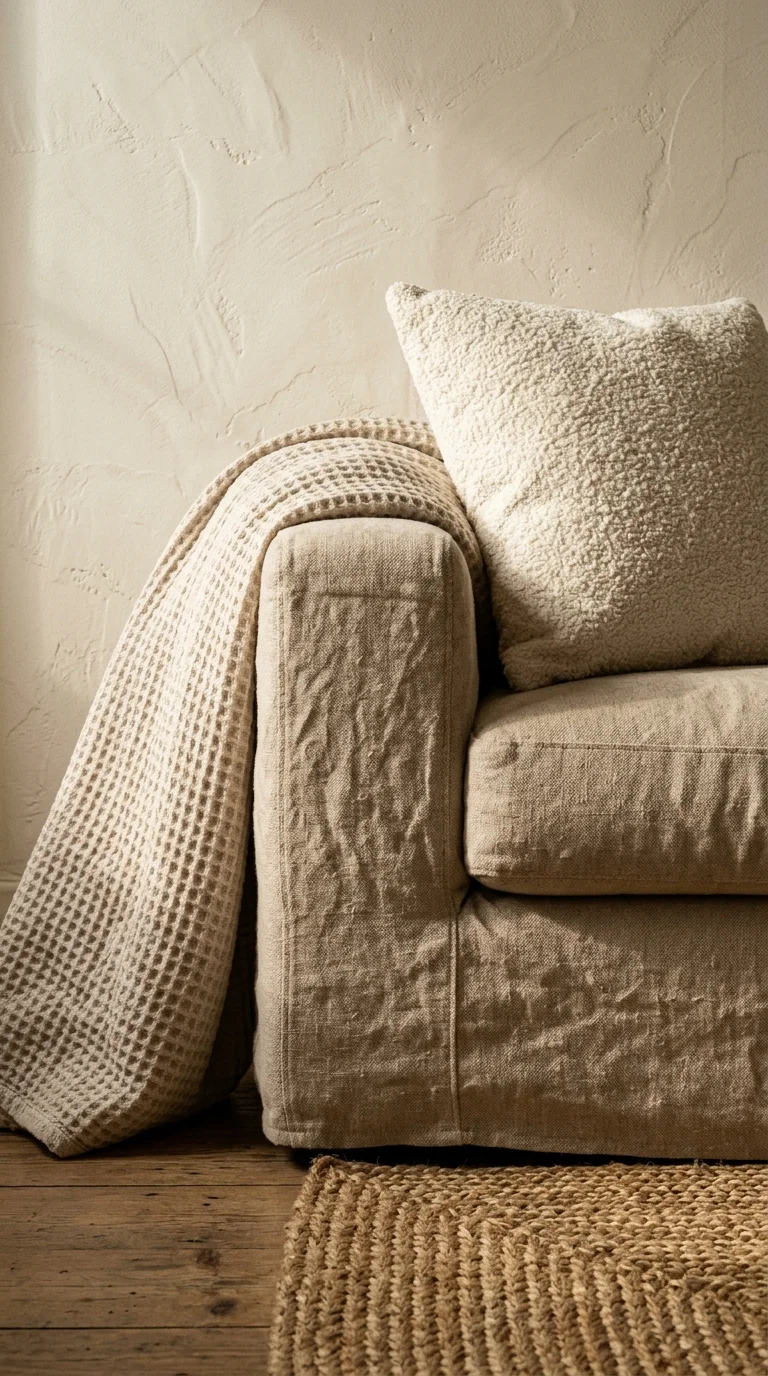 Five warm neutral textures shown together without pattern